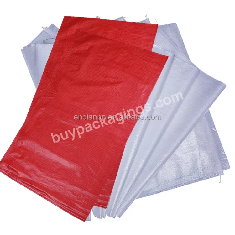 Jumbo Red Bag Polypropylene Pp Sacks Shipping Logistics Parcels Soil Woven Bags