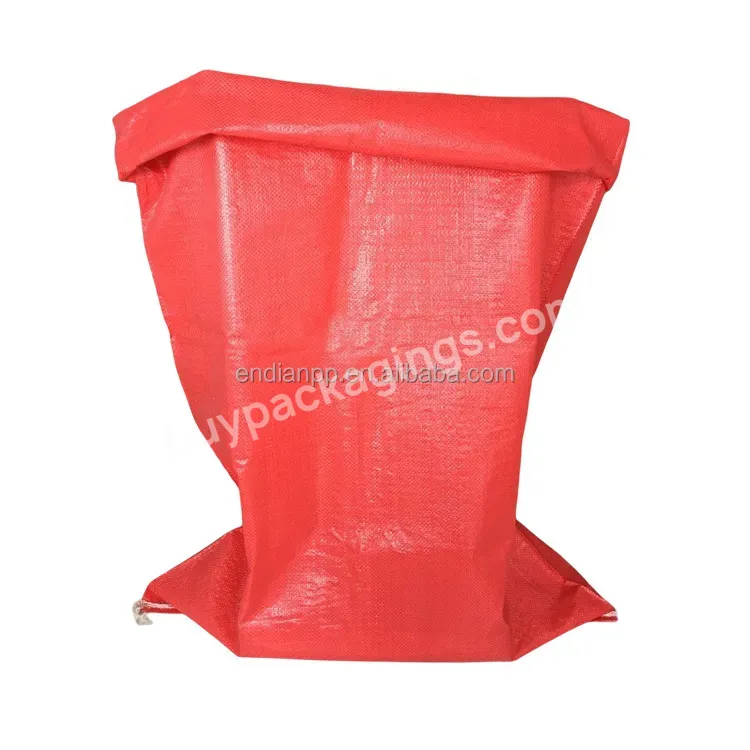 Jumbo Red Bag Polypropylene Pp Sacks Shipping Logistics Parcels Soil Woven Bags