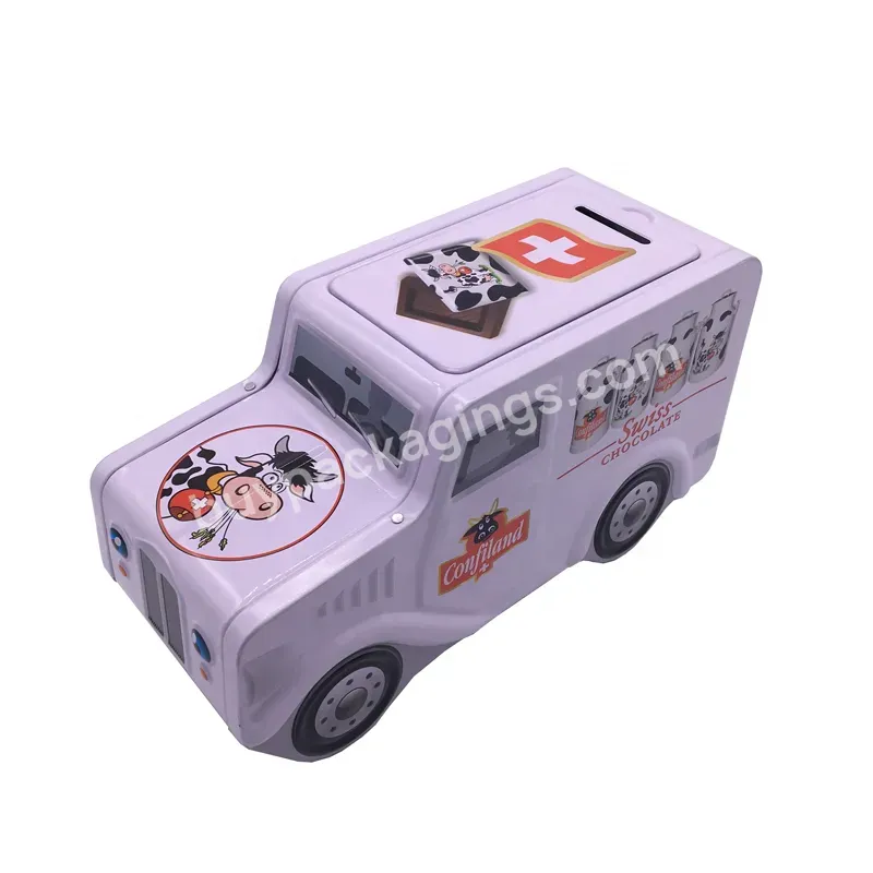 Kids Christmas Save Money Box Good Quality Coin Bank Tin Can