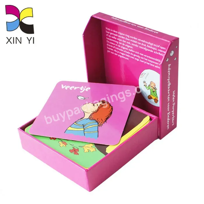 Kids Educational Playing Flash Card Printing Affirmation Cards