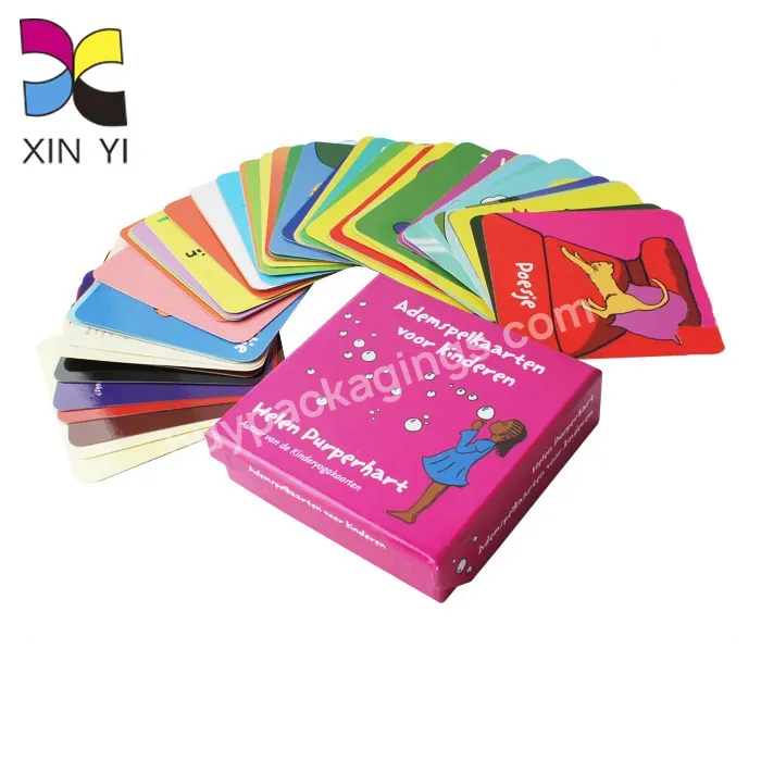 Kids Educational Playing Flash Card Printing Affirmation Cards