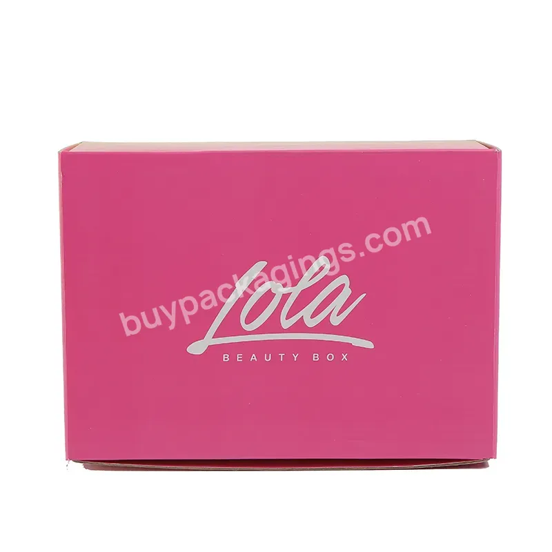 Kraft Corrugated Cardboard Clothing Mailing Beauty Product Packaging Box