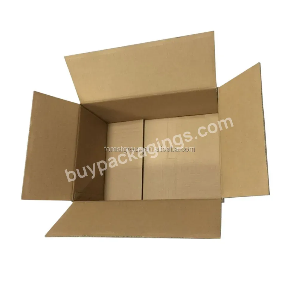 Kraft Corrugated Packaging Handle China Box Flexo Printing Wholesale Quick Delivery Customized