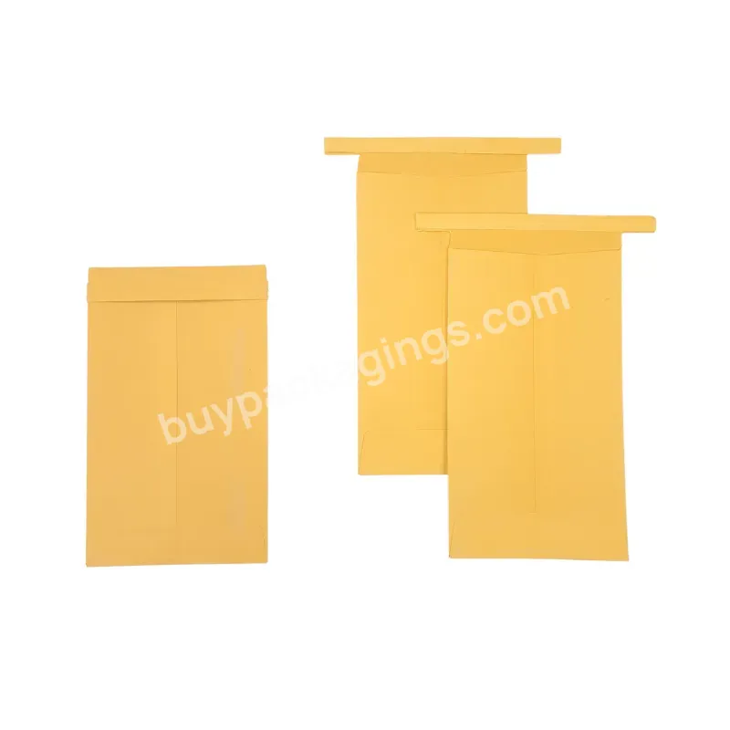 Kraft Laboratory Envelopes Tin Tie Bag With Biodegradable Liner Soil Sample Envelopes