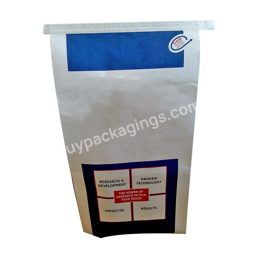 Kraft Paper Bag For Cement Sand Flour Powder Packaging