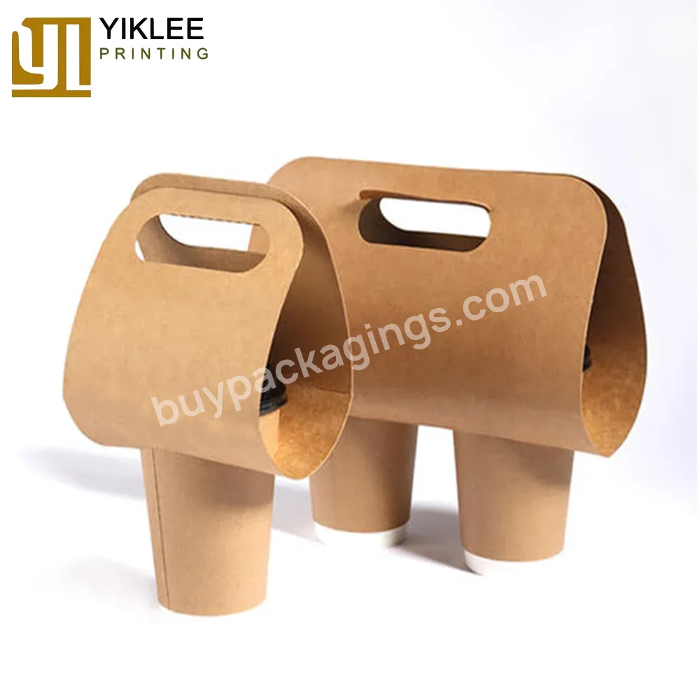 Kraft Paper Bag For Milk Tea Drink Coffee Packaging Biscuit Candy Food Cookie Snacks Baking Takeaway Disposable Lunch Box