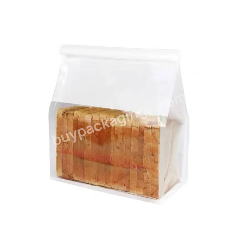 Kraft Paper Bag Loaf Party Supplies Bread Storage Toast Takeaway Bakery Avoid Oil Lunch Baking Clear Food Packaging Bag