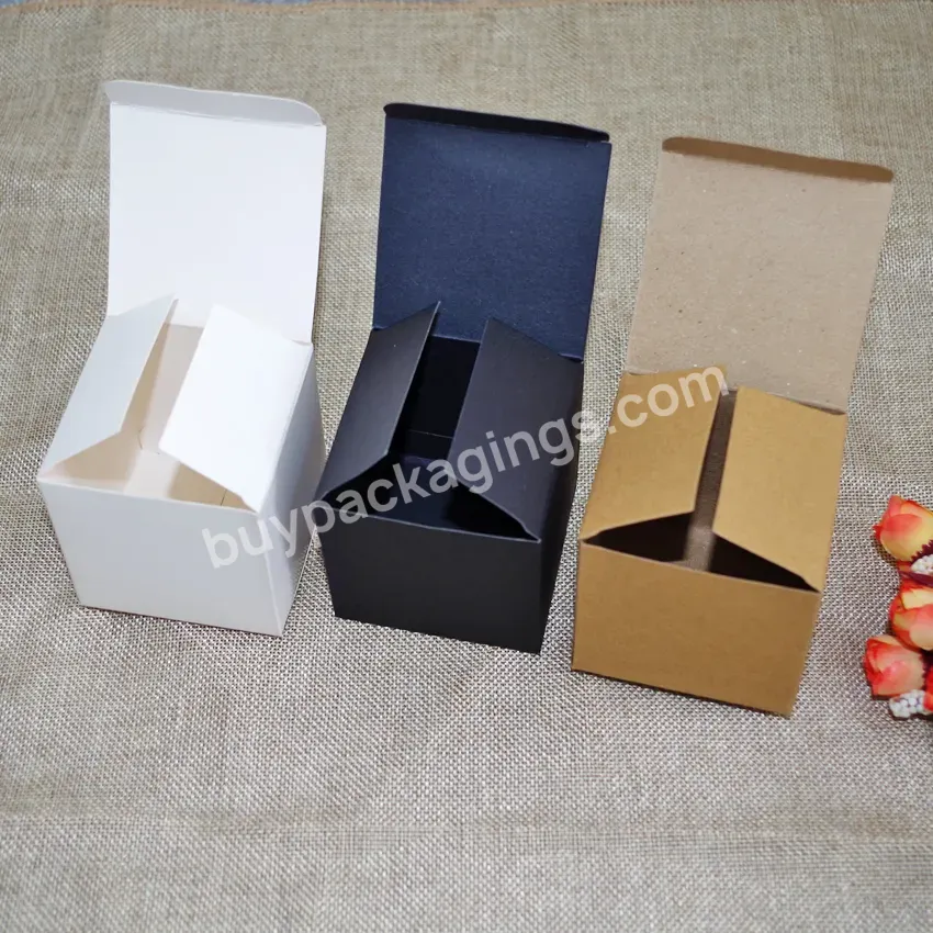 Kraft Paper Boxes 3 Colors Diy Lipstick Perfume Essential Oil Bottle Packaging Boxes Valve Tube Package