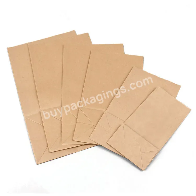 Kraft Paper Eco Friendly Takeaway Fast Food Packaging Bag