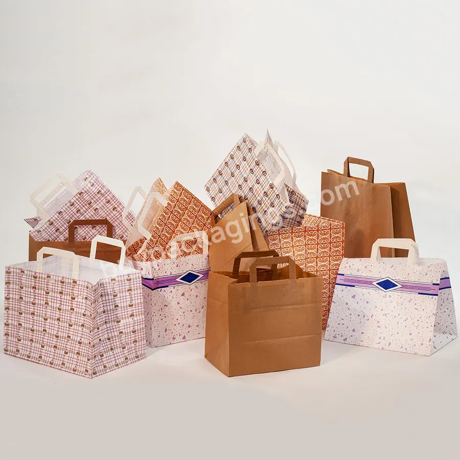 Kraft Paper Gift Bag Eco-friendly Shopping Bag Custom Logo Paper Bags Wholesale