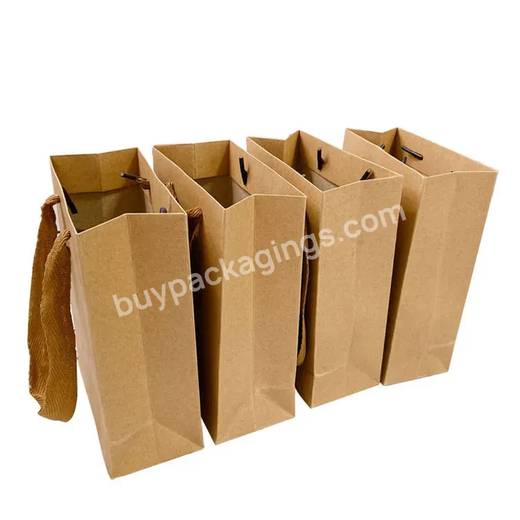 Kraft Paper Gift Package Bags For Wedding Birthday Home Party Carrying Paper Bags Takeaway Shopping Packaging Bag Logo