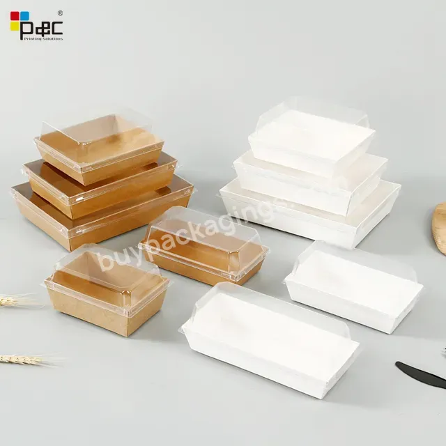 Kraft Paper Lunch Box Paper Takeaway Food Grade Paper French Fries Packaging Box