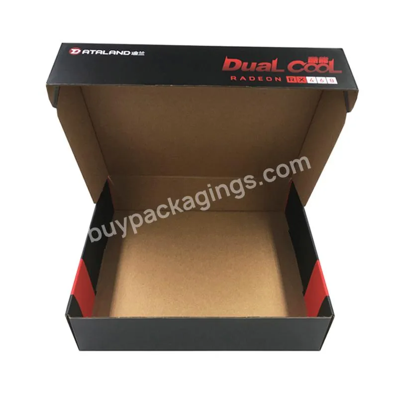 kraft paper packaging custom mailer boxes corrugated logo 4x4x4 shipping boxes with logo