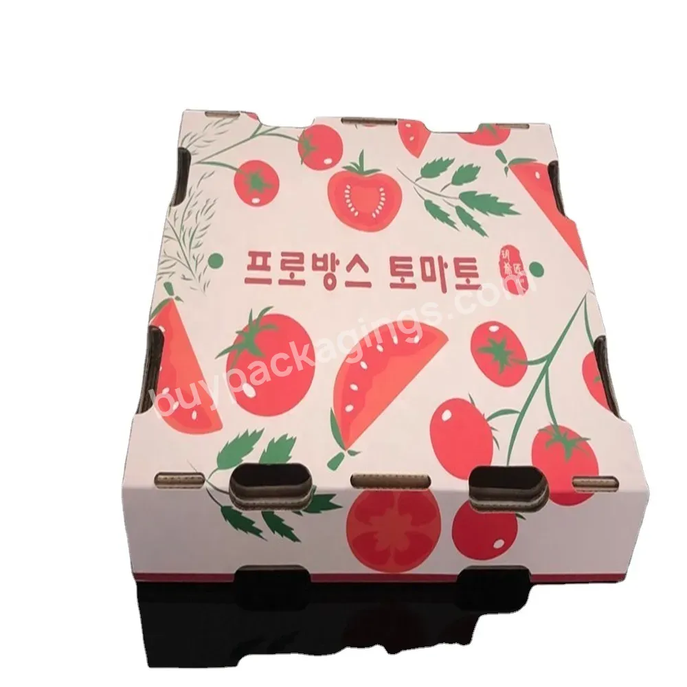 Kraft Paper Shipping Fruit Box Packaging Corrugated Pineapple/ Banana/apple/strawberry/oranges Carton