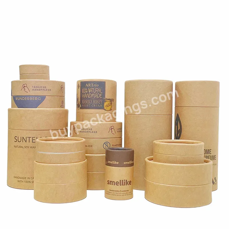 Kraft Tubes Wholesale Mailing Containers Small Cardboard Tubes Paper Tube Packaging