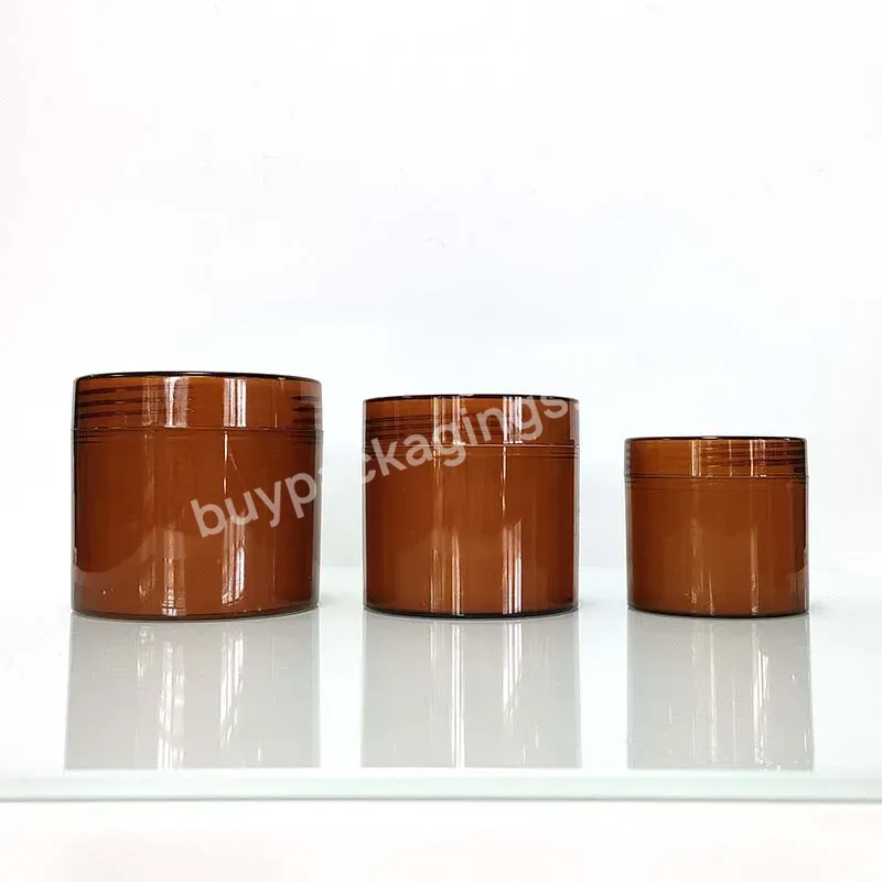 L 8oz Body Butter Containers Plastic Cosmetic Cream Jar With Plastic Lid For Skin Care Sugar Body Scrub Jars Packaging