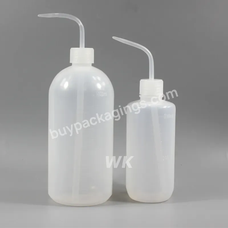 Laboratory Ldpe 250ml 500ml 1000ml Lab Chemical Use Plastic Squeeze Wash Bottle