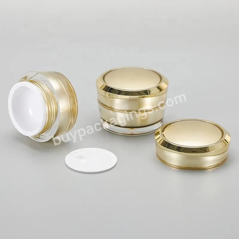 Lady Cosmetic Packaging Acrylic Luxury Empty Cream Container Acrylic Jar