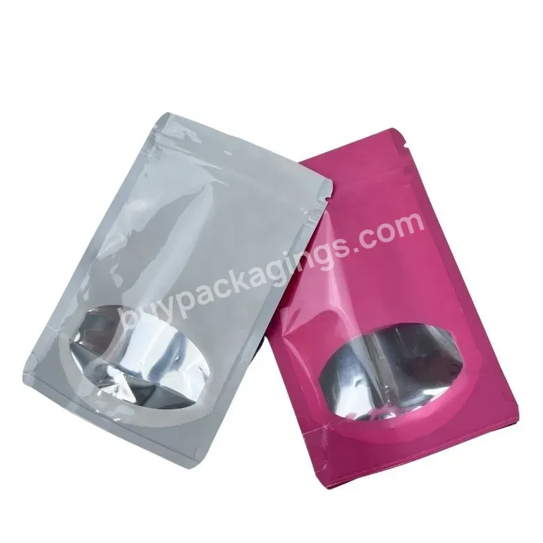 Laminated Aluminum Colorful Foil Zip Lock Bag Stand Up Pouch Bag