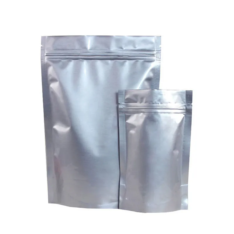 Laminated Zipper Stand Up Ziplock Plastic Food Zip Lock Packaging Aluminium Aluminum Foil Bag For Food