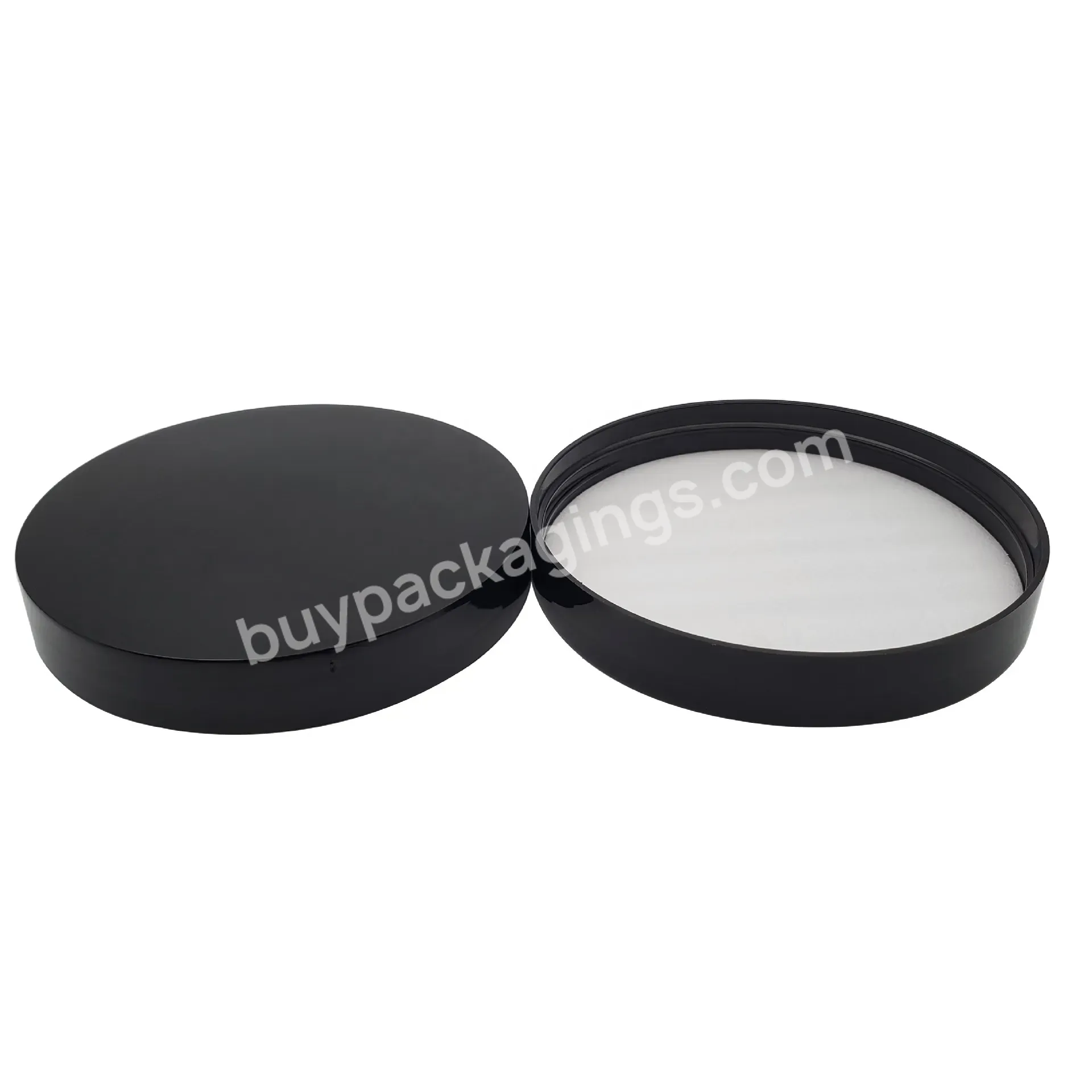 Large Big 89mm 89/400 Plastic Pp Smooth Screw Cap Lid For Cosmetic Plastic Pet Jar