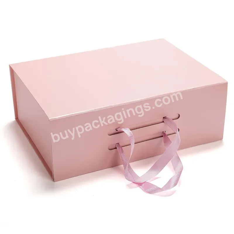 Large Big Gift Box Paper Custom Luxury Closumailer Packaging Magnet Magnetic Folding Gift Box Cosmetic Rigid Boxes