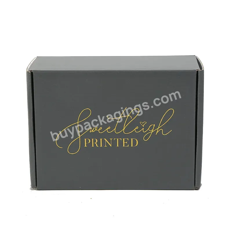 Large Black Boxes Packaging Cardboard Gift Paper Box