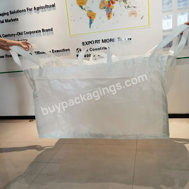 Large Bulk New Material Polypropylene Fibc Pp Big Bag Bulk 1000kg 1500kg 2000kg Pp Woven Inner Big Jumbo Sand Bag