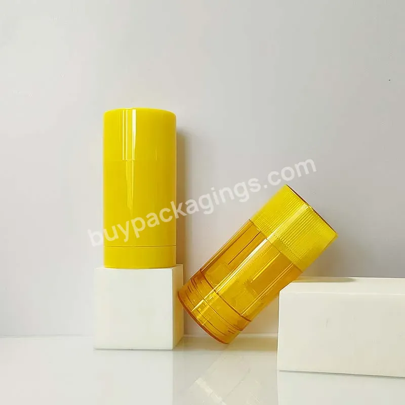 Large Capacity 75ml Twist Up Pp As Plastic Deodorant Stick Bottle Container Roll On Tube For Solid Cream