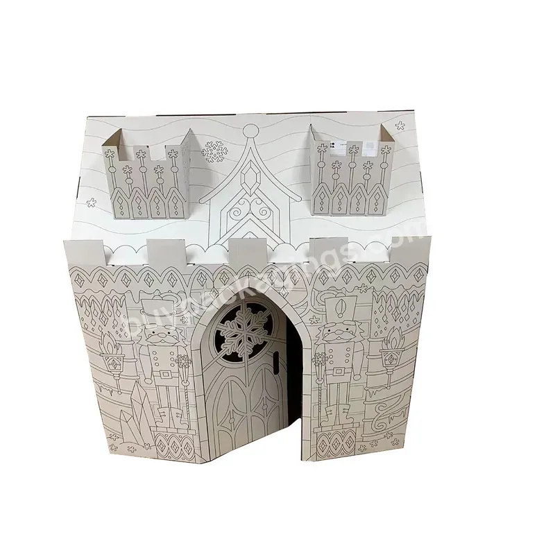 Large Cardboard Milk Box Shape Pet Toys Cat House Cardboard Corrugated Boxes For Cat