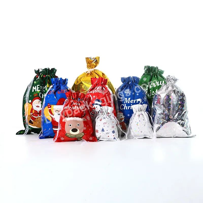 Large Christmas Ornaments Drawstring Christmas Gifts Packaging Bags Other Christmas Decorations - Buy Large Outdoor Christmas Decorations.