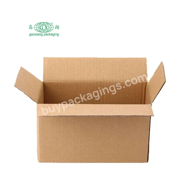 Large Kraft Paper Corrugated Cardboard Box Mailer Packaging Custom Logo Printed Recyclable Brownie Packaging Box