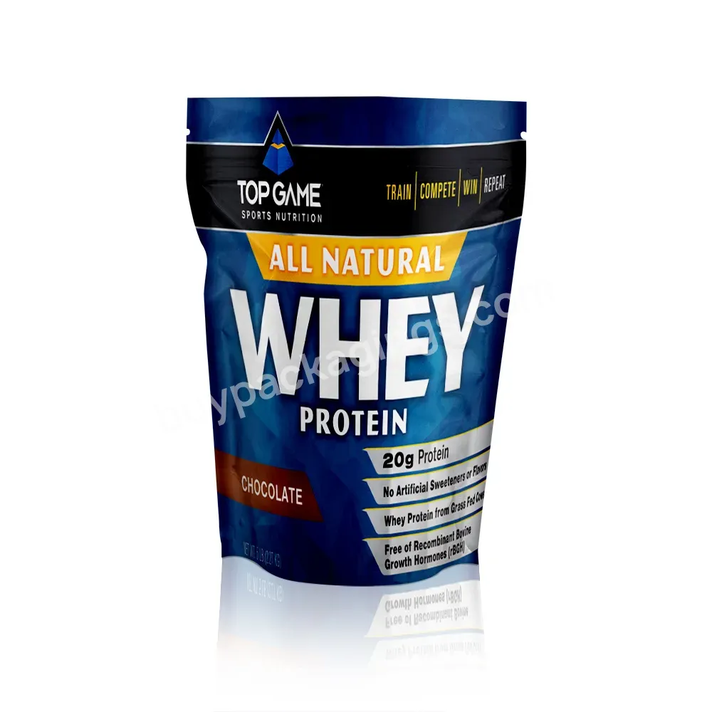 Large Muscletech 20g 5lb 2000g 1kg 20kg Optimum Nutrition Vanilla Chocolate Combat Shake Custom Ziplock Protein Powder Bag