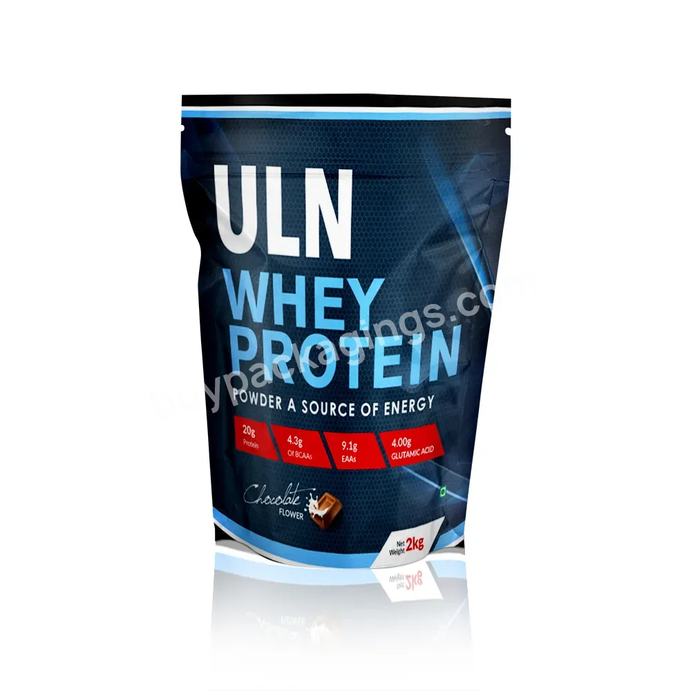 Large Muscletech 20g 5lb 2000g 1kg 20kg Optimum Nutrition Vanilla Chocolate Combat Shake Custom Ziplock Protein Powder Bag