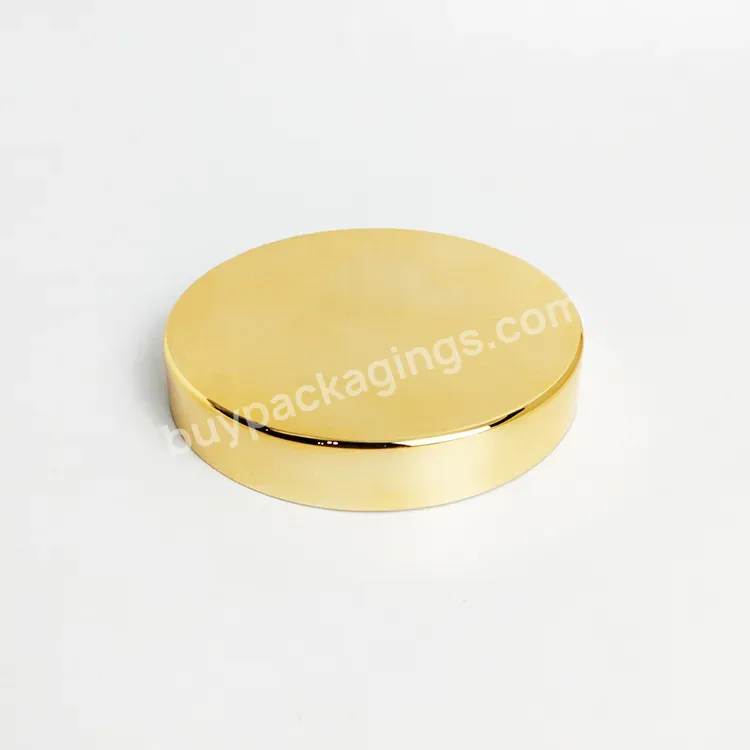 Large Quantity In Stock 89/400 Metallic Gold And Silver Plastic Screw Cap Wide Mouth Pet Jar Cap Fast Delivery