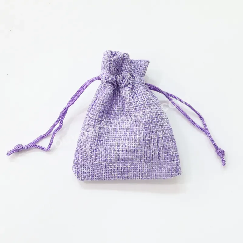 Large Ribbon Linen Pouches Jewellery Gift Eco Friendly Packaging Plastic Shopping Bags Non Woven Velvet Satin Drawstring Bag