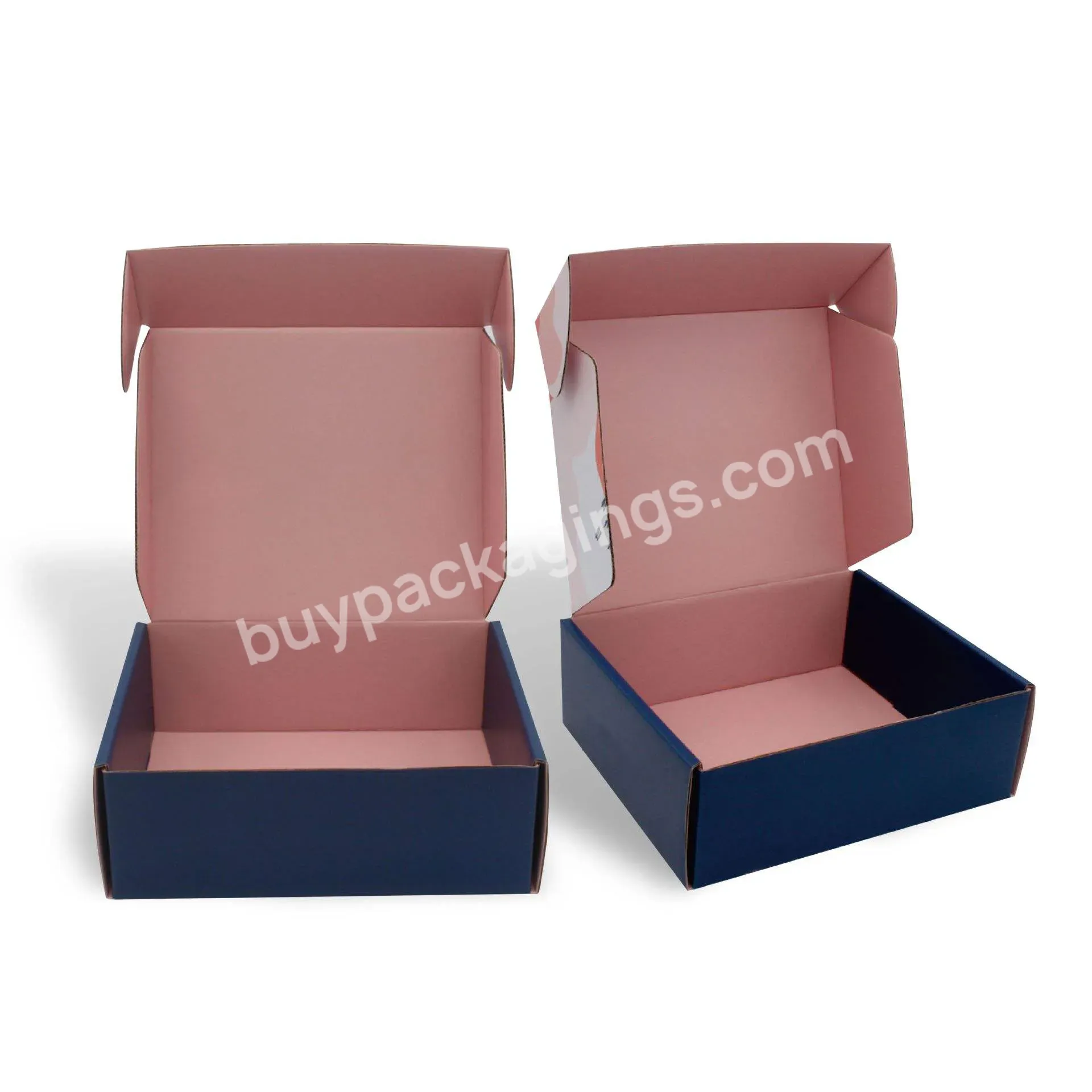 Large Size Color Printed Cardboard Mailing Apparel Corrugated Custom Shipping Packaging Boxes With Logo