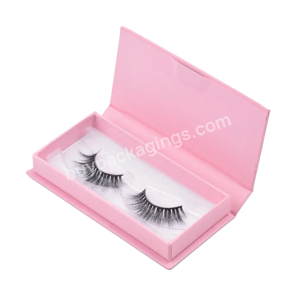 Lash Boxes Mink Eyelash Packaging Box For Lash Wholesale Custom Logo Pink 25mm /27mm /30mm Paper Gift Box Corrugated Board