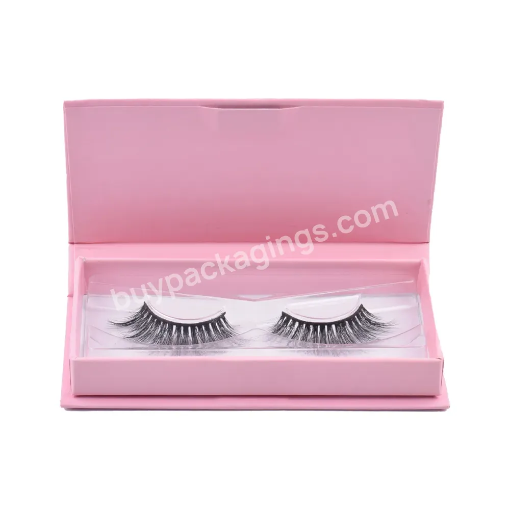 Lash Boxes Mink Eyelash Packaging Box For Lash Wholesale Custom Logo Pink 25mm /27mm /30mm Paper Gift Box Corrugated Board
