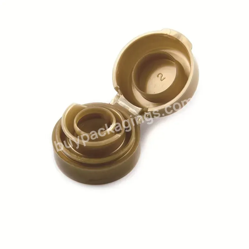 Latest 27mm 28mm Flip Top Cap With Ring Pull Vinegar Oil Bottle Plastic Cap Soy Sauce Bottle Avoid Leakage Caps