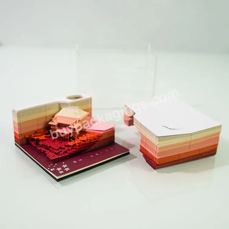 Latest Custom Logo Printed 3d Sticky Note Memo Pads