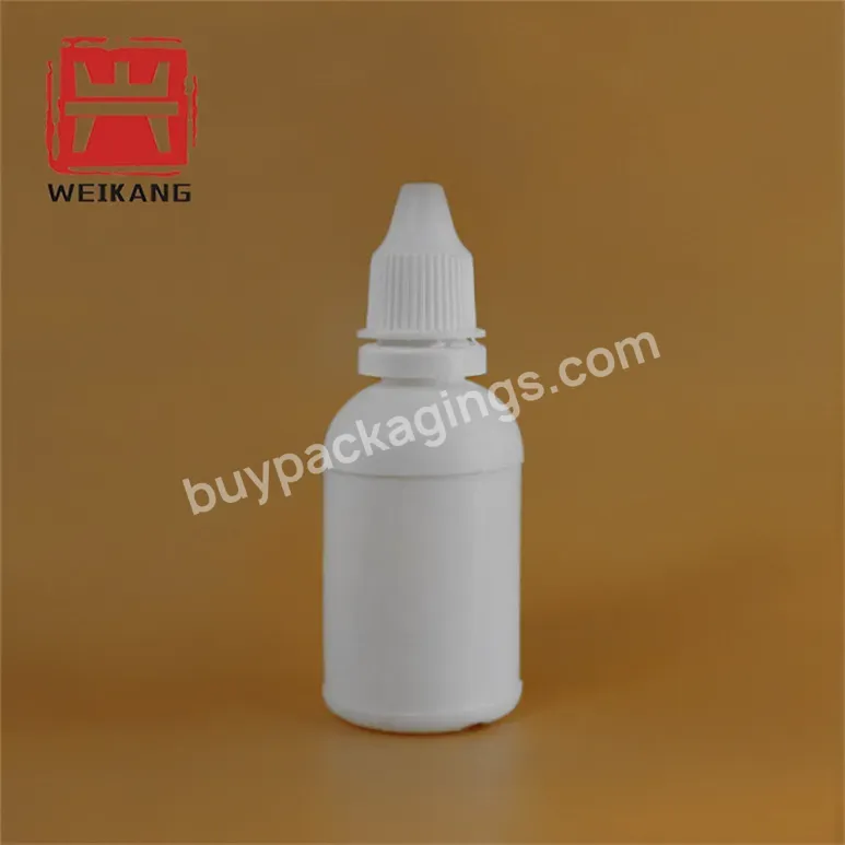 Ldpe 25ml Dropper Bottles Plastic Empty Chemical Eye Drops Bottle For Squeeze Liquid