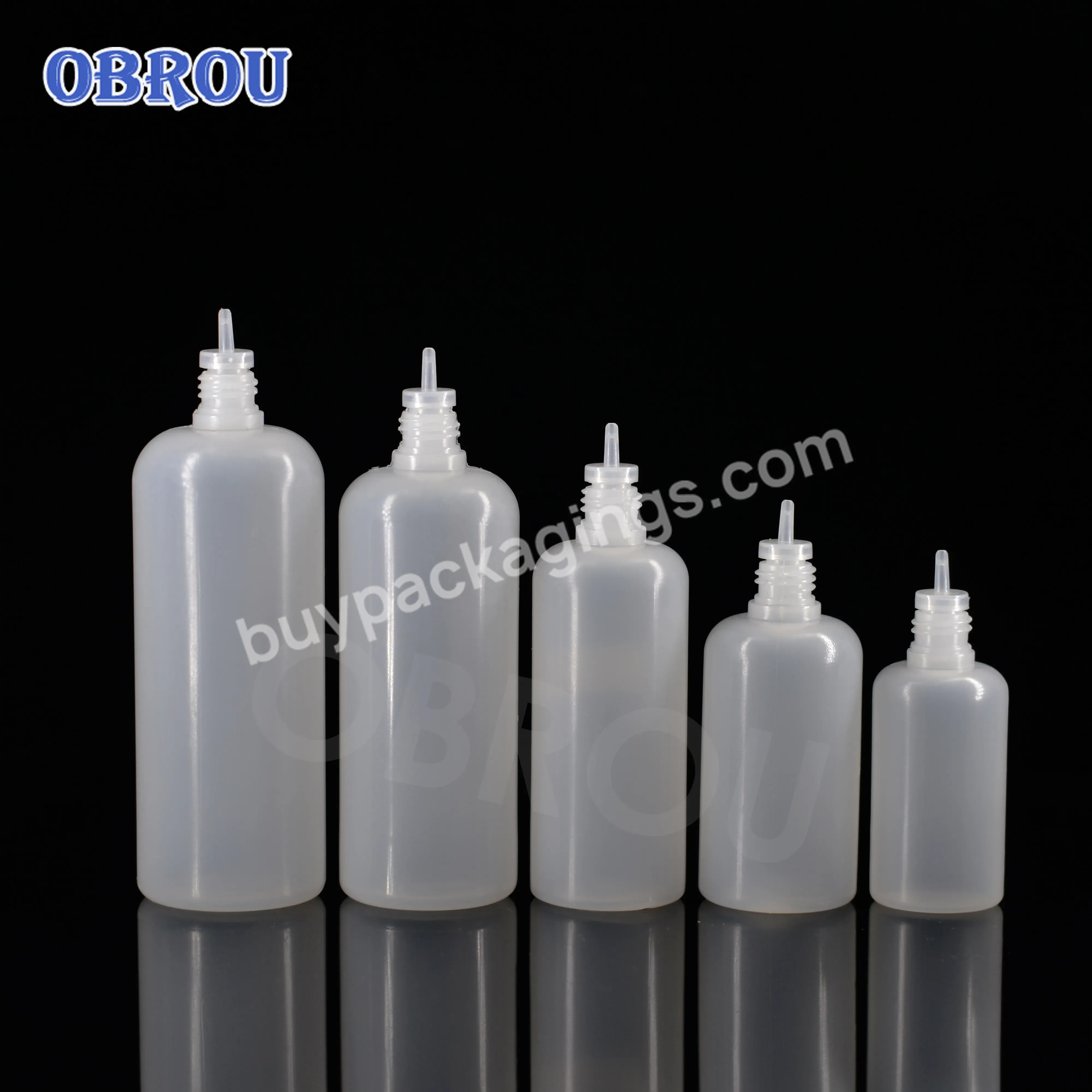 Ldpe 3/5/10/15/20/30/50/60/100/120 Ml Plastic Squeezable Eye Dropper Bottle With Crc Cap