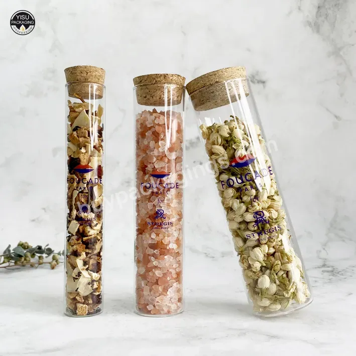 Leak-proof Vial Clear Spices Sample Vials Jar Glass Test Tube With Cork Lid - Buy Glass Tube With Cork For Spice,Glass Test Tube 15ml,Large Diameter Glass Tube.