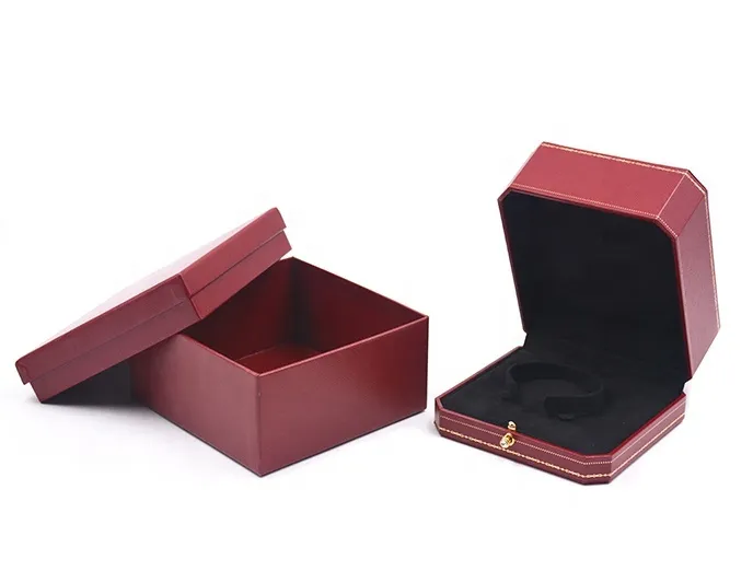 leather jewelry storage box for bracelet box custom logo