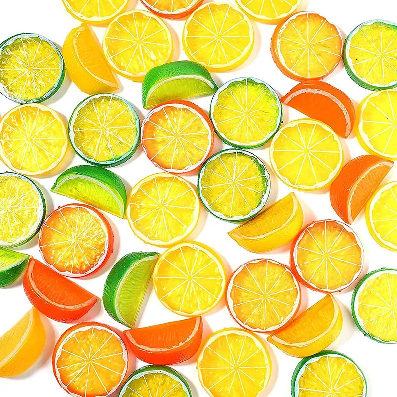 Lemon Slice Refrigerator Magnet 3d Orange Refrigerator Magnet Fruit Fridge Magnets for sale