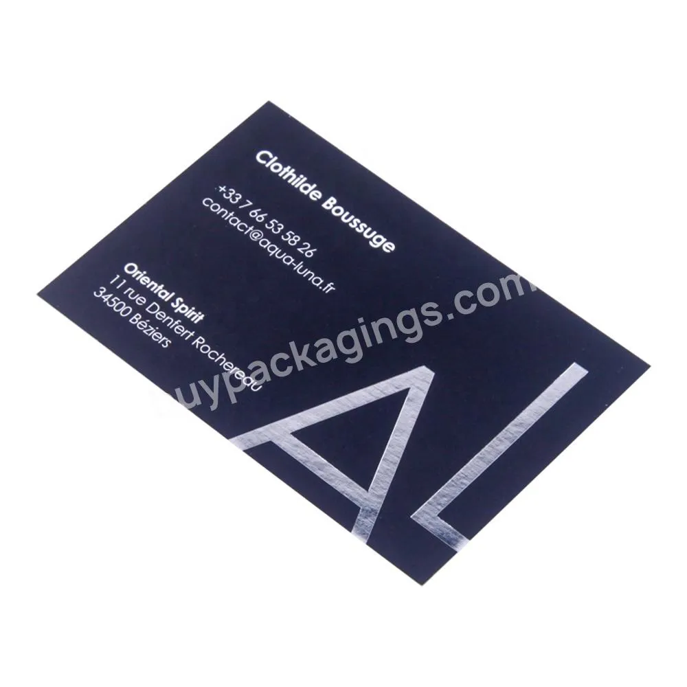 Letterpress Printed Luxury Design UV Business Visiting Card Printing