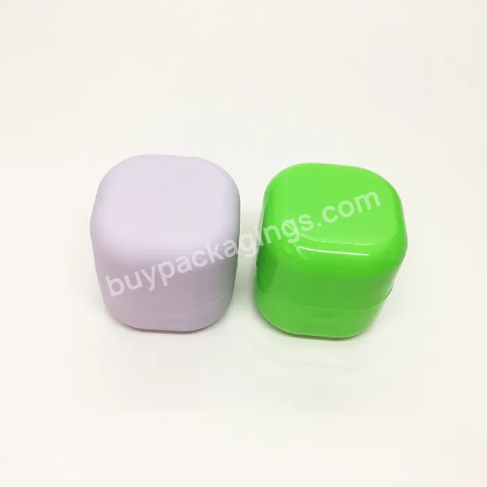 Lip Balm Tube Pp Egg Shaped Purple Color 7g Lip Balm Ball Container For Lip Products Lipstick Container