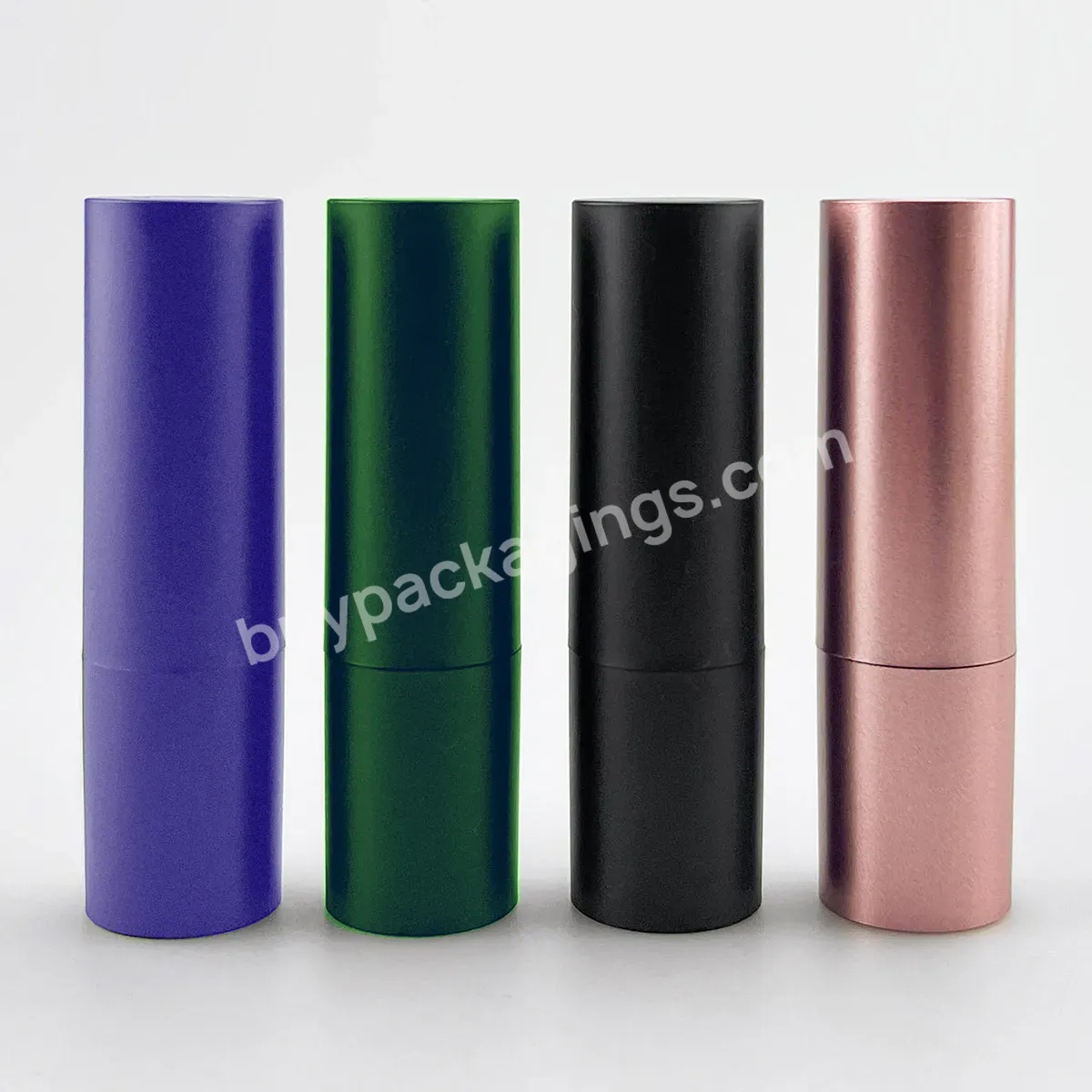 Lip Balm Tubes Spray Coating Lip Stick Unique Printing Press Cover Slim Lipstick Tube