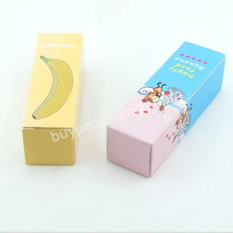 Lipstick Tube Matching Paper Box Tube Makeup Cosmetics Packaging Carton